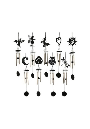 Lijinxu Magideal Kilise 3 Tüp Çan Rüzgar Çanı Bahçe Yard Asılı Kuş