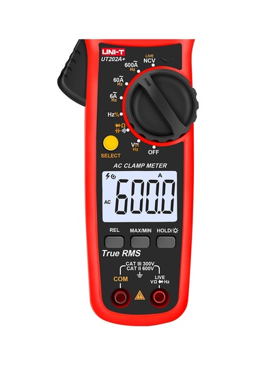 Unı-t Ut202a+ Pens Metre Profesyonel Dijital Ampermetre Pense Ncv Otomatik Aralığı Multimetre Pilsiz