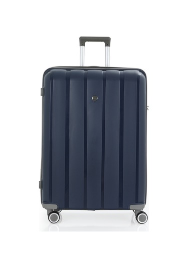 Mçs Polipropilen Valiz V305 75 Cm S18y10003375 11013 Büyük Boy Lacivert - Gri