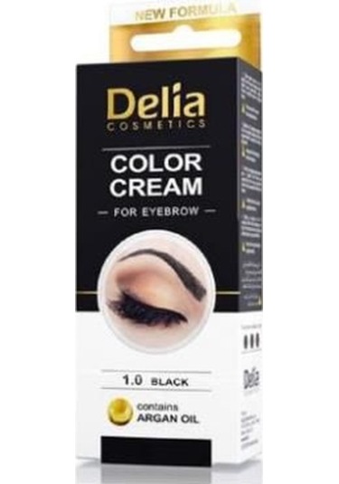 Delia Argan Yağlı Kaş Boyası 1.0 Siyah 15 Ml