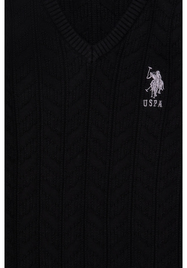 U.s. Polo Assn. Erkek Çocuk Siyah Kazak /triko 50293535-vr046 Siyah