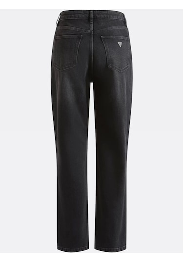 Guess Mom Kadın Siyah Relaxed Fit Jean W2ya21d4qd1-aubk Siyah