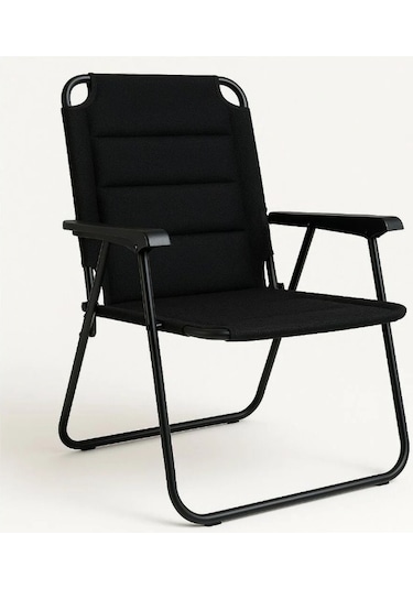 Yek Outdoor Konforlu 2 Kişilik Kamp Masa & Sandalye Seti Siyah