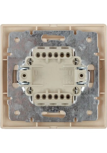 Intro Tek Tuşlu Plano 250v Aydınlatmalı Anahtar 123413108