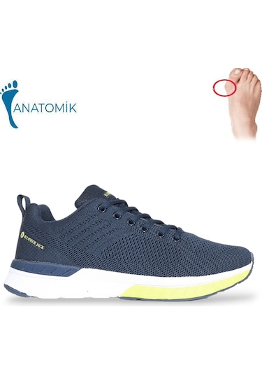 1824-manaus Anatomik Tabanlı Unisex Sneakers Ayakkab Lacivert Yeşil Çok Renkli