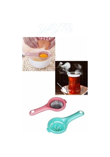 Yayke 2'li Yumurta Sarısı Akı Ayırma Ve Bitki Çayı Süzgeci