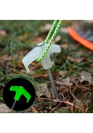 Pazly Parlak Çadır Spiral Çivi - Yüksek Dayanımlı Çelik 250mm Kamp Kazığı Gümüş Renk Gümüş