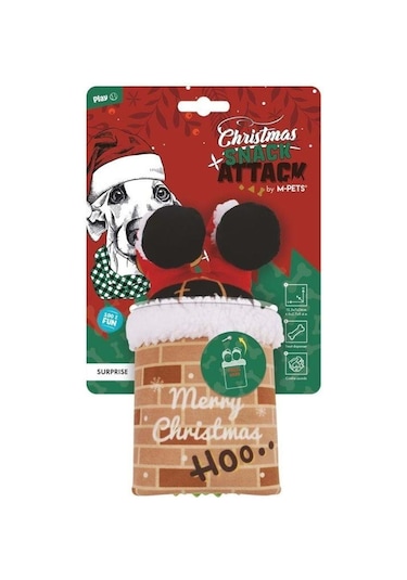 M-pets Christmas Sürpriz Ödül Hazneli Peluş Köpek Oyuncağı