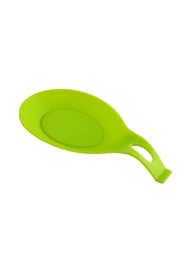 Ximistore9 Yeşil Silikon Kaşık Tutucu, Isıya Dayanıklı, Kolay Temizlenir, Mutfak Organizasyon Aleti, 20cm Uzunluk