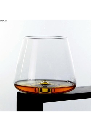 1 Adet Tasarımcı Whiseddy Girdap Viski Kaya Cam Verre Viski Tumbler Xo Chivas Konyak Brendi Snifter Kırmızı Şarap İçme Gözlük Kupası Eski Moda Cam Açık Gri