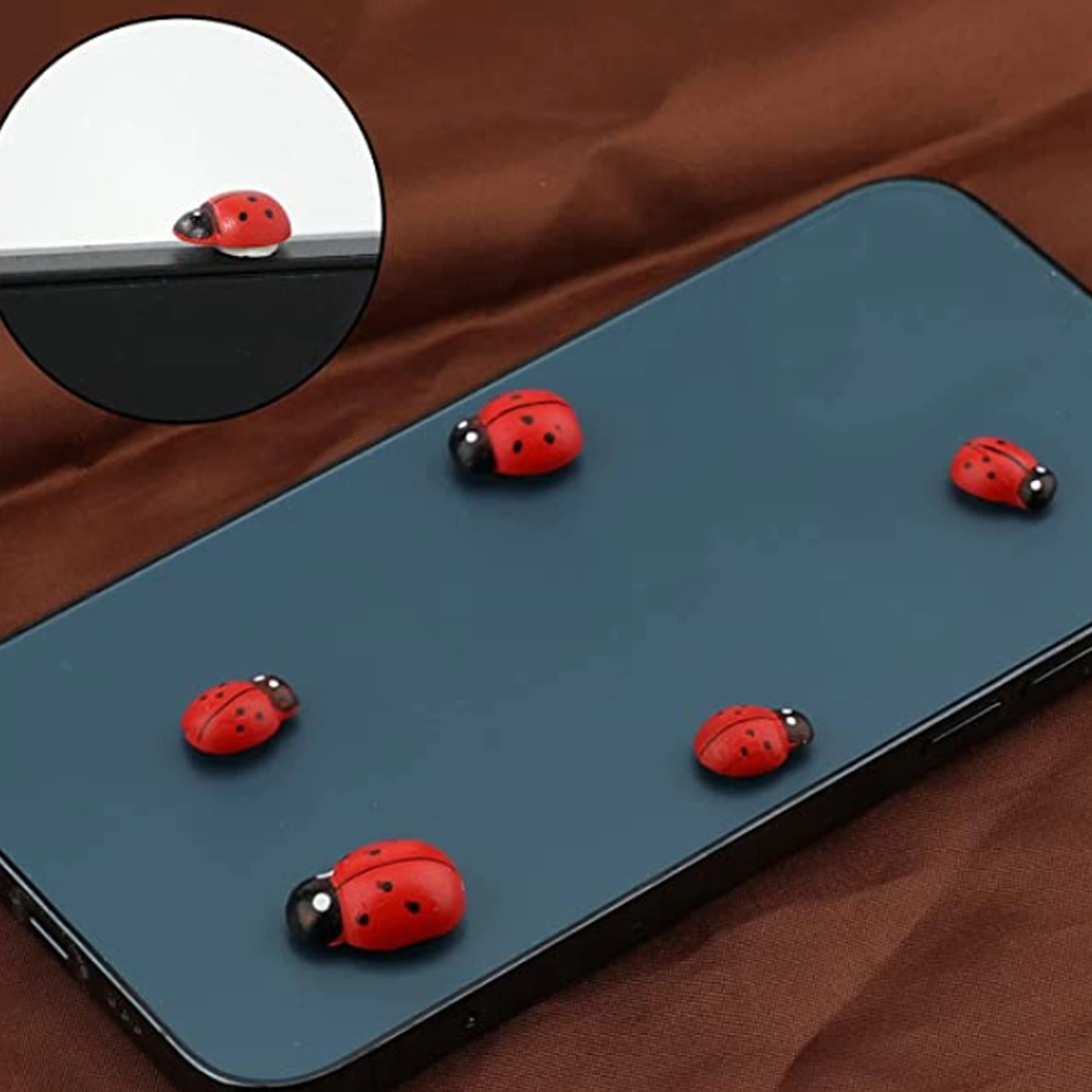 Wezone 100 Adet Ahşap Böcek Sticker: Kendinden Yapışkan, El İşleri Ve Dekorasyon İçin, Renkli, Çocuk El Becerileri Geliştirici, Ev Dekoru Diğer