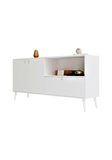 Floradesign Konsol / Konsol / Çok Amaçlı Dolap 160 Cm Beyaz