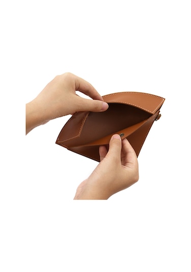 Pu Deri Kahve Filtre Kağıdı Çantası, Su Geçirmez Tasarım Yeşil