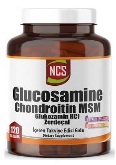 Ncs Glucosamine Chondroitin Msm Collagen 120 Tablets + Hap Kutusu