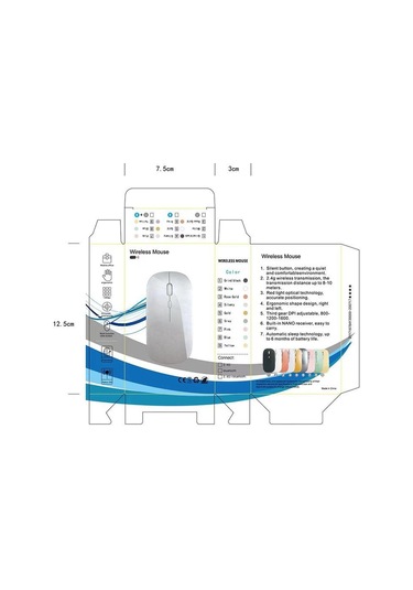Jms Bluetooth Çift Modlu Usb Kablosuz Ultra İnce Fiber Optik Mouse