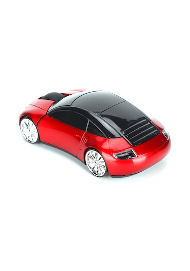 Yuntech01 Optik Konumlandırma Teknolojili 2.4g Kablosuz Oyun Fare, Ergonomik Abs Araba Desenli, 10m Alım Mesafesi, Dizüstü Bilgisayar/pc İçin Mavi Pil İle Teslim Edilmez