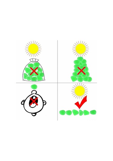 Xiyyadms 50 Adet Turuncu Işıklı Taş - Resin Yapımı Bahçe Akvaryum Dekoratif Fosforlu Çimen Taşları