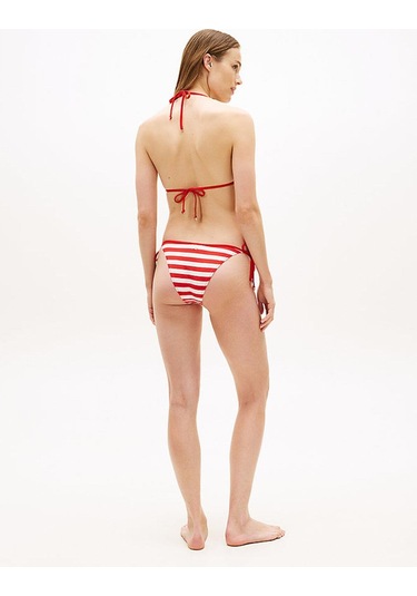 Tommy Hilfiger Kadın V String Side Bikini Altı-13128 Kırmızı