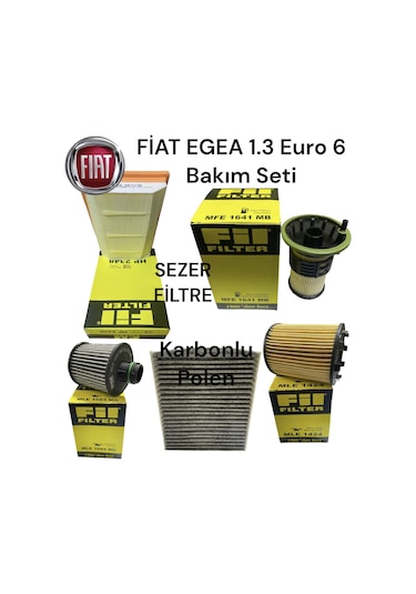 Fiat Egea 1.3 Multijet Euro 6 Fil Filtre Bakım Seti