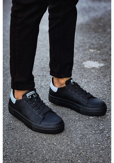 Ch983 - Cst Tennis Erkek Ayakkabı Sıyah/beyaz Çok Renkli