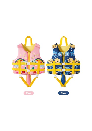 Konesam Mavi Yıldız Desenli Çocuk Neopren Kurtarma Ceketi, Yumuşak Köpük İçerikli, Balıkçılık, Kayaking, Bot Turları İçin L Bedeni