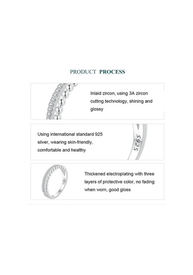 Fastbuy S925 Sterling Silver Platinum-plated Zircon Çift Katmanlı Yanaklı Yanaklı Yanaklı Yanaklı Yanaklı Yanaklı Yanaklı Ya Çok Renkli