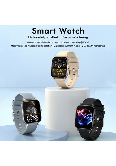 Teltree Gt30 1.69" Tam Dokunmatik Ekran Akıllı Saat (İthalatçı Garantili)