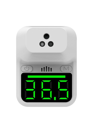 Ruicoo K3+ Mini Duvar Tipi Enstrümanı: Dokunmadan Entegre Enstrüman, Çift Dilli Sesli Bildirim, Üç Renkli Alarm, C/ F Dönüştürücü, Çoklu Montaj Pil Yok