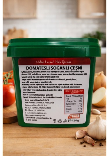 Domatesli Soğanlı Çeşni 750 G Tomato Onion Seasoning