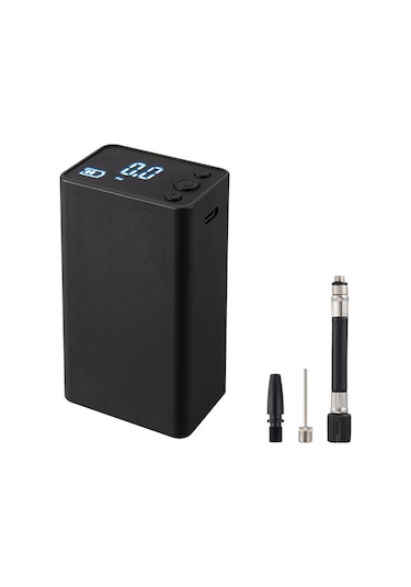 Ximistore9 Spor Topları İçin Elektrikli Hava Pompa - Siyah, 0-18psi, 2000mah Pil, Hızlı Şişirme