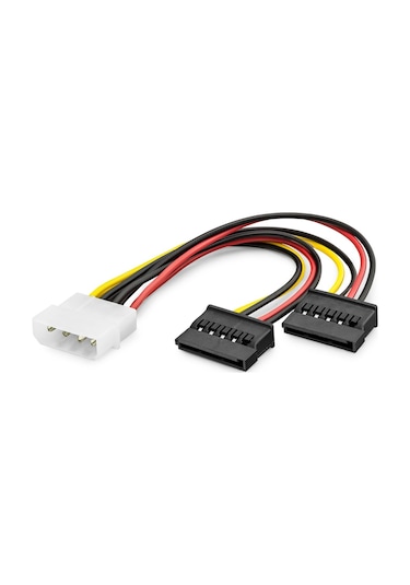 Sata Power Y Kablosu 2 In 1 16 Cm - Siyah Hdx5525
