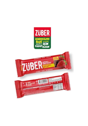 Züber Atıştırmalık Bar 8 Li Karma Paket / 4 Çeşit