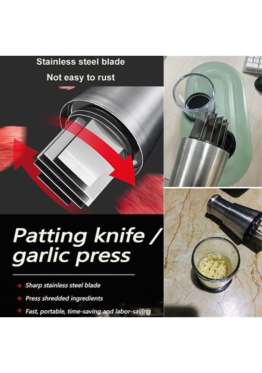 Preslenmiş Sarımsaklı Kazak - Sarımsaklı Presli Gıda Doğrayıcı Diğer