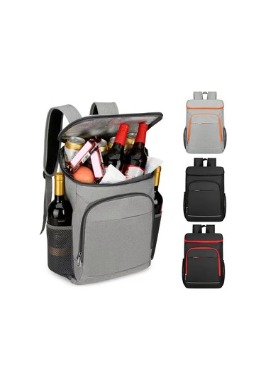 Ranyeek Sıcak Soğuk Saklama Özelliği, Büyük Kapasite, Dış Mekan Piknik Kamp Çanta, Oxford Kumaş, Sızdırmaz, Sırt Çantası, Siyah Yarım Boyutta Gönderim Siyah