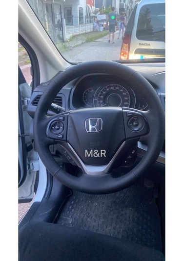 Honda Crv 2014 Kaplama Deri Direksiyon Kılıfı