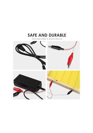 Hombey Arı Kovanı İçin Elektrikli Mebük Teli Yerleştirici - Wax Foundation Teli Takma Aracı - Bt15-2 Avrupa Standartı 220v