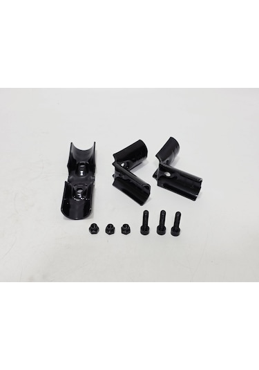 3 Yollu 25mm Boru Bağlantı Konnektörü 90 Derece Siyah