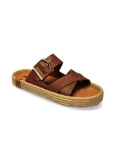 Bohonomad Sevilla Kadın Terlik - Crazy Cognag