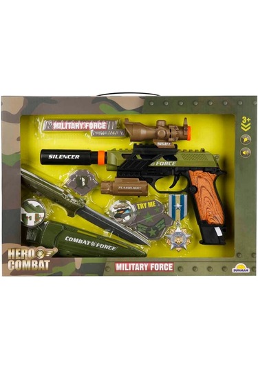 4308 Sesli Ve Işıklı Silah Seti -sunman