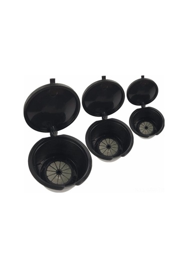 Moveevo "yeniden Kullanılabilir Dolce Gusto Kahve Kapsülü - 3'lü Set, Çay Ve Çikolata İçin Uygun" Diğer