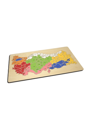 Capellawoodworks Türkiye Haritası Puzzle Yapboz