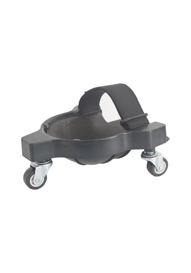 Monyee Siyah Tekli Seramikçiler İçin Kaydırmalı Dürtüye Dayanıklı Dizlik - Universal Tekerlekli Kolay Taşınabilir Koruyucu Yastık