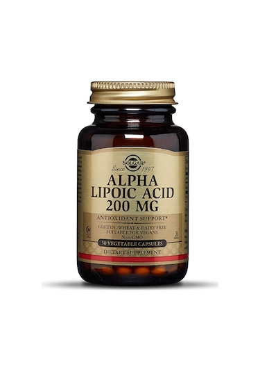Alpha Lipoic Acid 200 Mg 50 Kapsül 033984000582