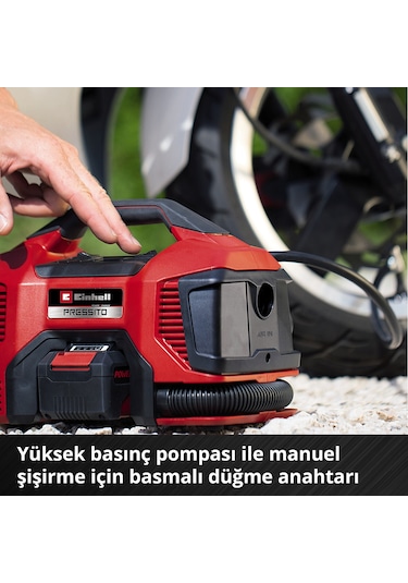 Einhell PRESSITO 18/21 - Solo Akülü Kompresör - 4020467