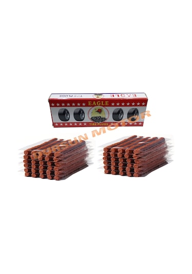 Tıre Plugs Dış Lastik Tamir Fitili Tubeless [60 Adet] Oem Kalite