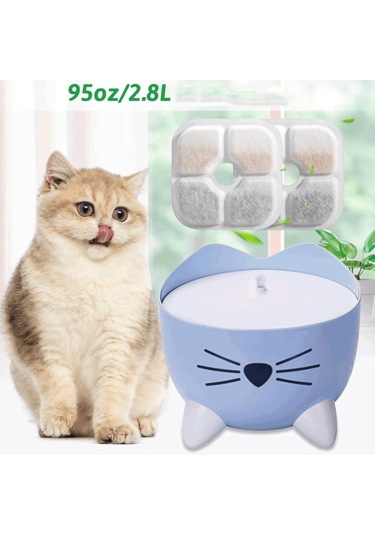 Ecronicword 6'lı Paket Evcil Hayvan Su Dağıtıcı Filtre Kartuşları F15