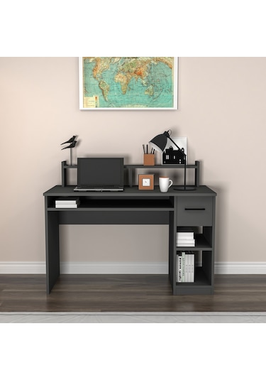 Arnetti Eslem Çalışma Bilgisayar Masası Antrasit