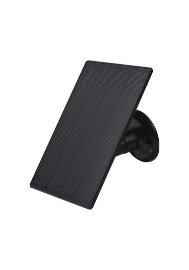 Besthome1 Dream011 Siyah 3w Mini Usb-c Güneş Paneli, 360 Ayarlanabilir Montaj Aleti, Güvenlik Kamerası Ve Kapı Zili Destekli
