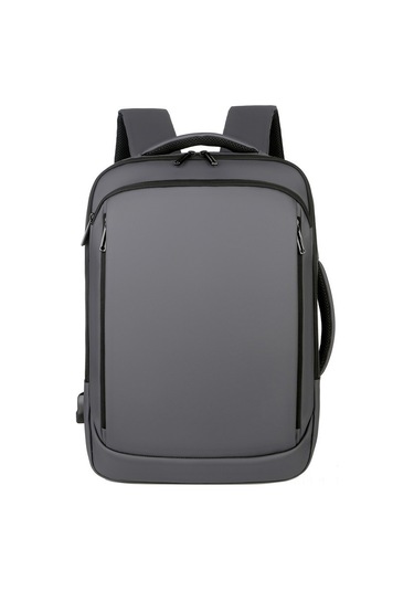 Moveevo Siyah İş Geçişi Çift Askılı Bilgisayar Çantası 15.6 İnç - Çok Fonksiyonlu, Logo Baskılı, Dayanıklı Kumaş, Yeni 2022 Modeli Siyah