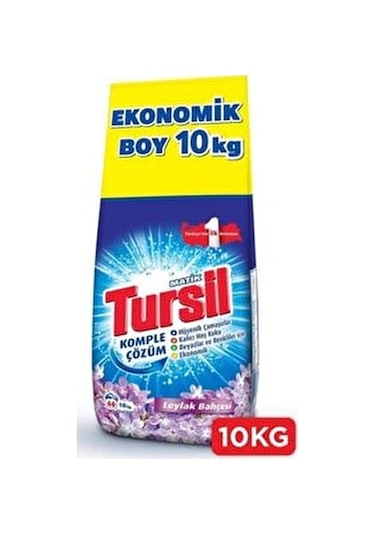 Tursil Leylak Bahçesi Toz Çamaşır Deterjanı 66 Yıkama 10 KG